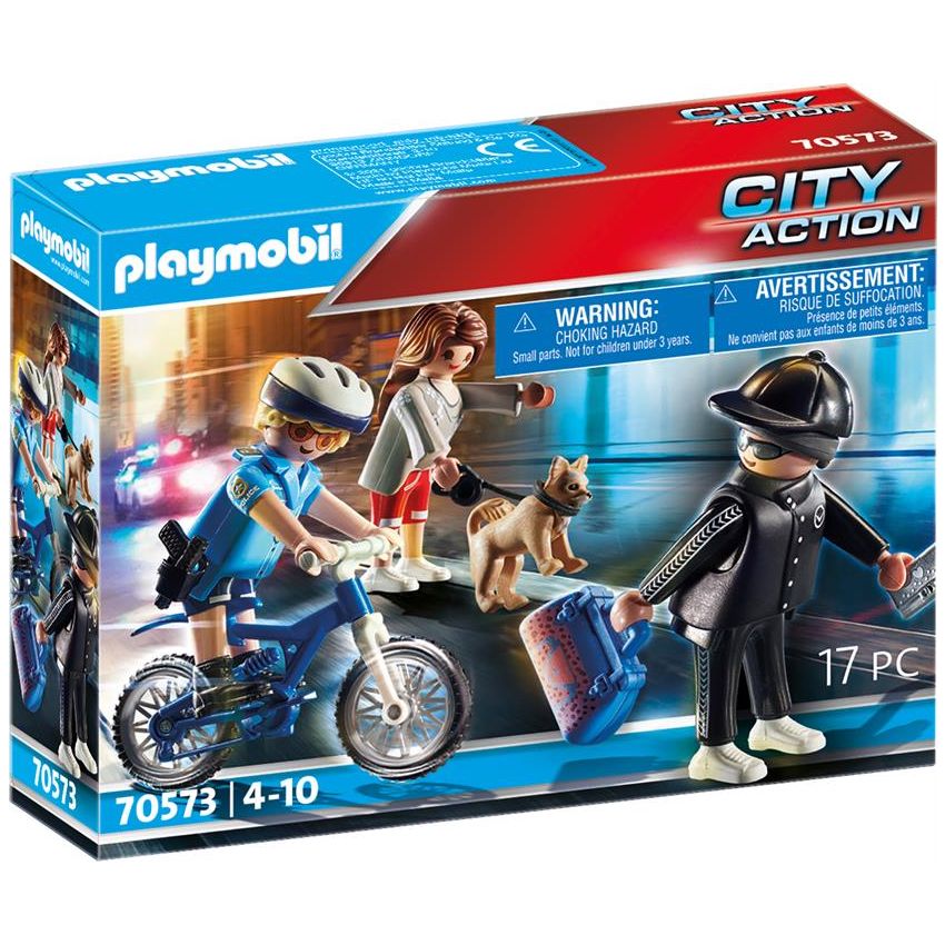 PLAYMOBIL® 70573 - Polizei-Fahrrad: Verfolgung des Taschendiebs