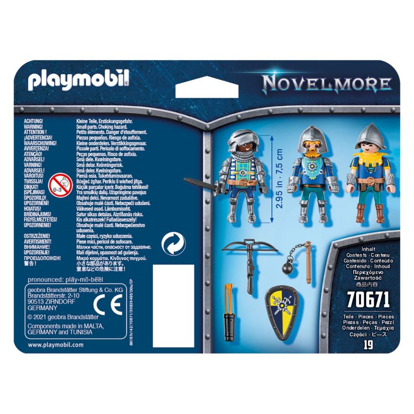 PLAYMOBIL® 70671 - 3er Set Novelmore Ritter