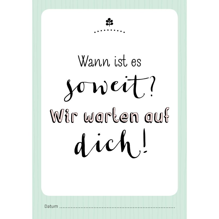 EMF Verlag - Mein Babybauch – Selfie-Karten für meine Schwangerschaft