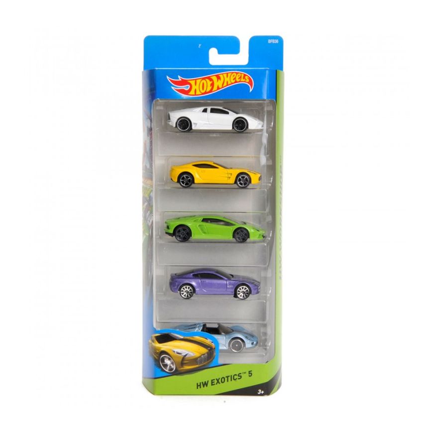 Mattel - Hot Wheels 5er Geschenkset