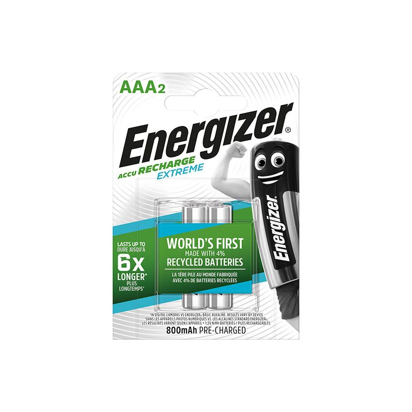 Energizer - NiMH-Akku Extreme AAA, 2 Stück