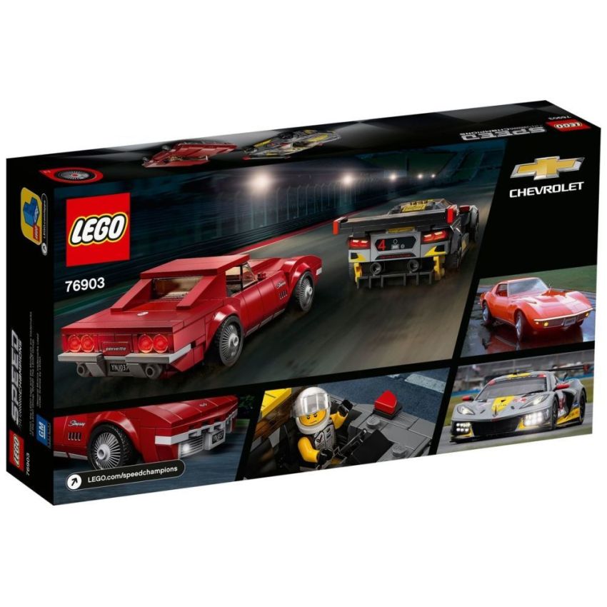 LEGO® Speed Champions 76903 - Chevrolet Corvette C8-R & 1968 Chevrolet Corvette