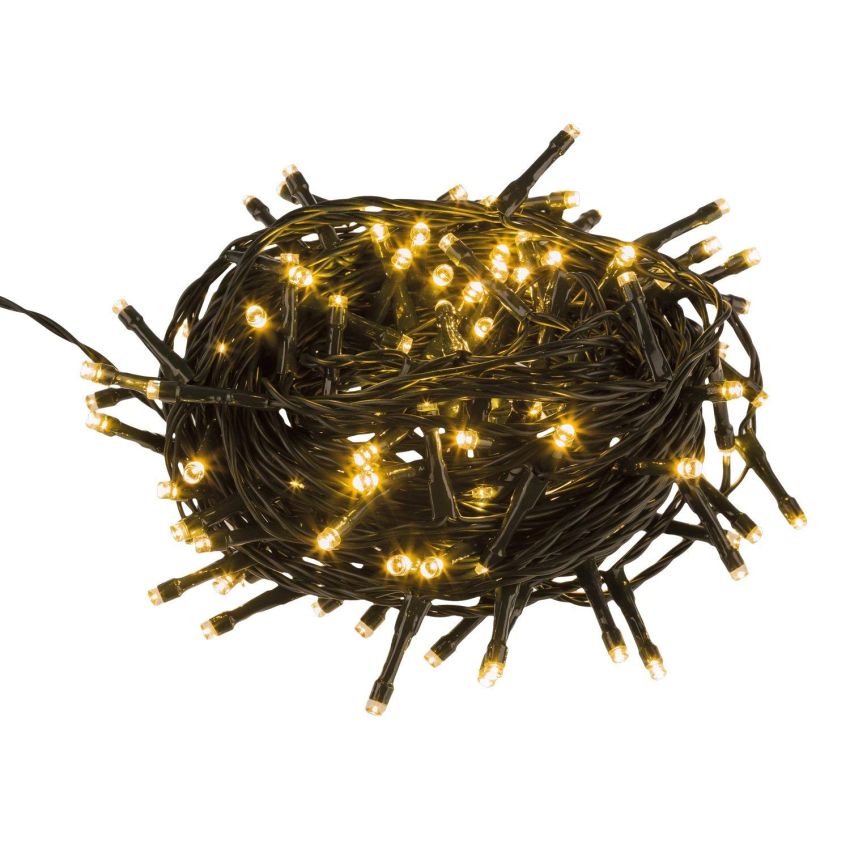Idena - LED Lichterkette für innen und außen, 400er warm weiß
