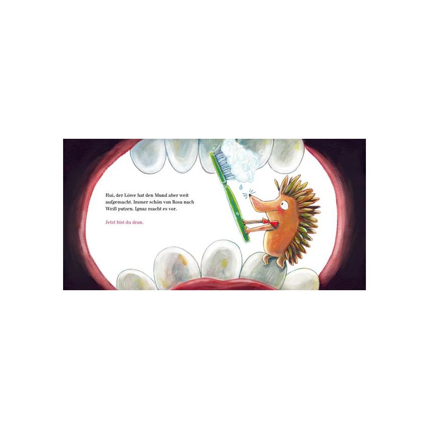 Boje Verlag - Hilf dem Löwen Zähne putzen!