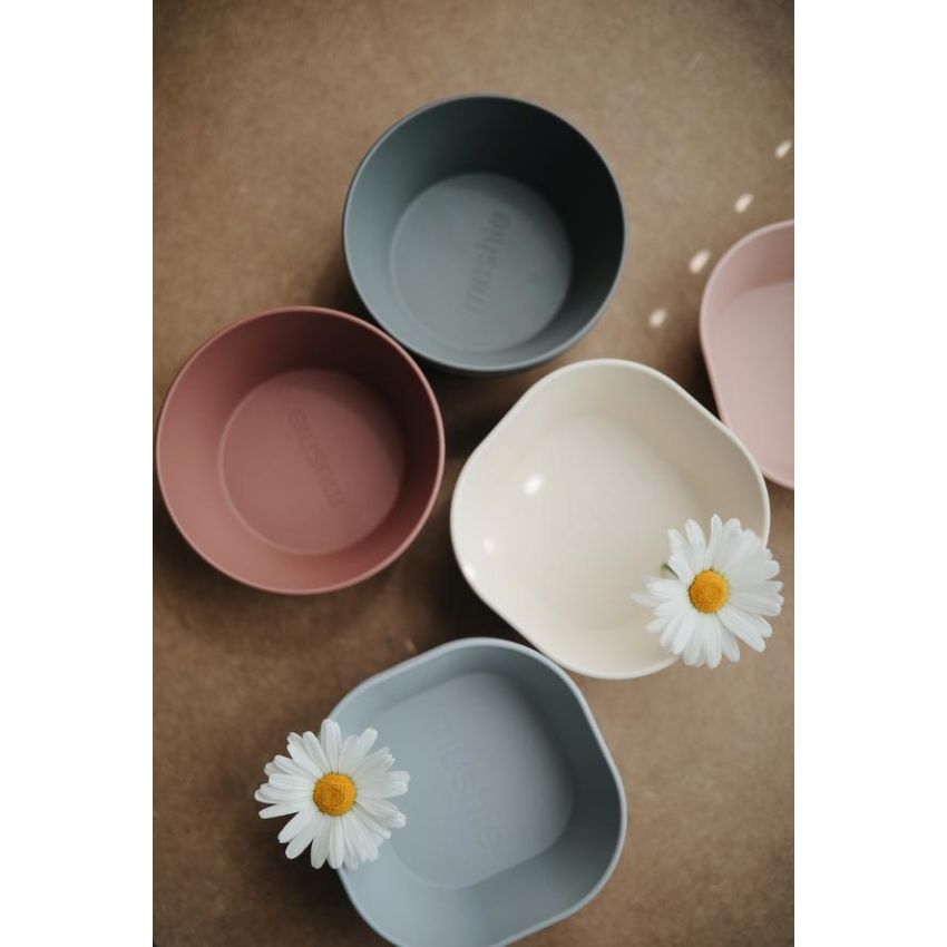 Mushie - 2er Set Schalen rund Woodchuck