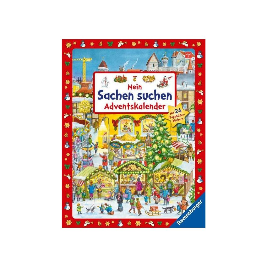 Sachen suchen Adventskalender Mit 24 Pappbilderbüchern