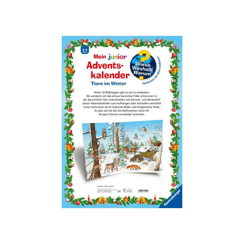 Wieso? Weshalb? Warum? Mein junior Adventskalender Tiere im Winter