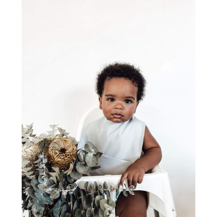 Snuggle Hunny - Lätzchen hellgrau