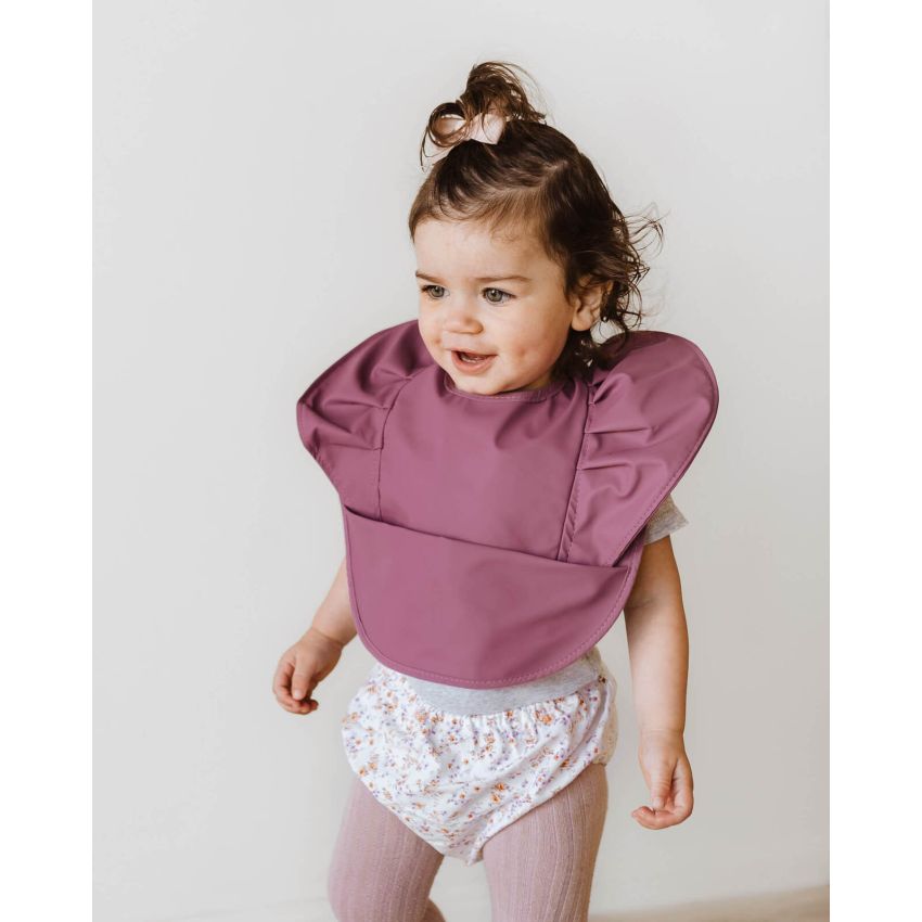 Snuggle Hunny - Flügel Lätzchen mauve