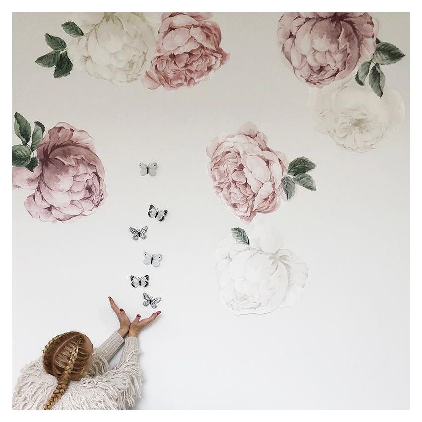 Little Rae Prints - Wandkleber 3D Schmetterlinge