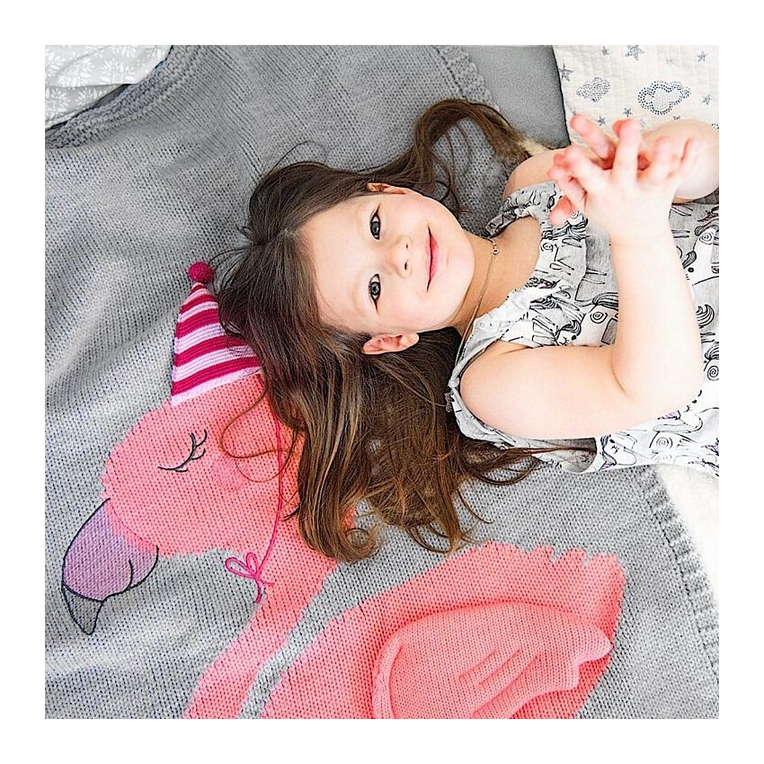 Apero - Knit Manufactory - Decke Flamingo