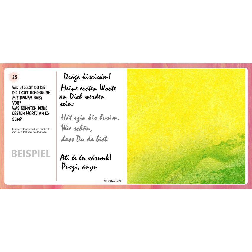 Mama, wie war das, als ich in deinem Bauch war? Schwangerschafts- Tagebuch