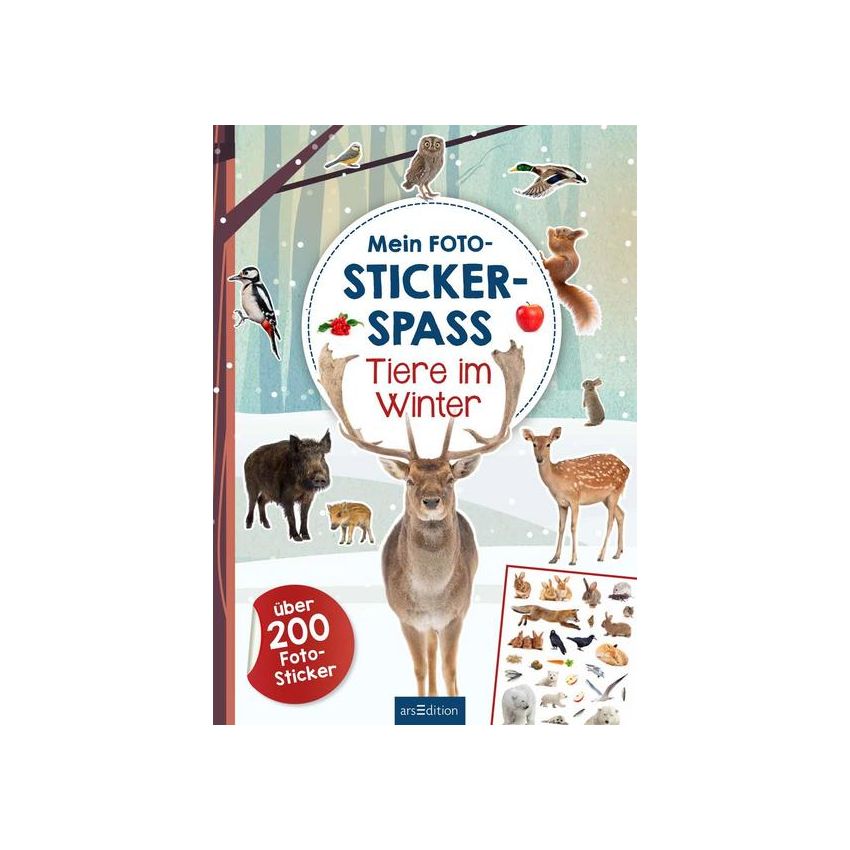 Mein Foto-Stickerspaß - Tiere im Winter