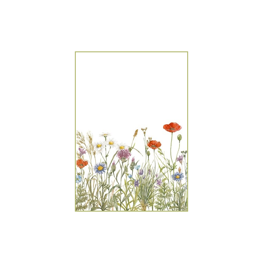 Samiboo - Spanntuch für Wiege / Moseskorb / Kinderwagen Meadow