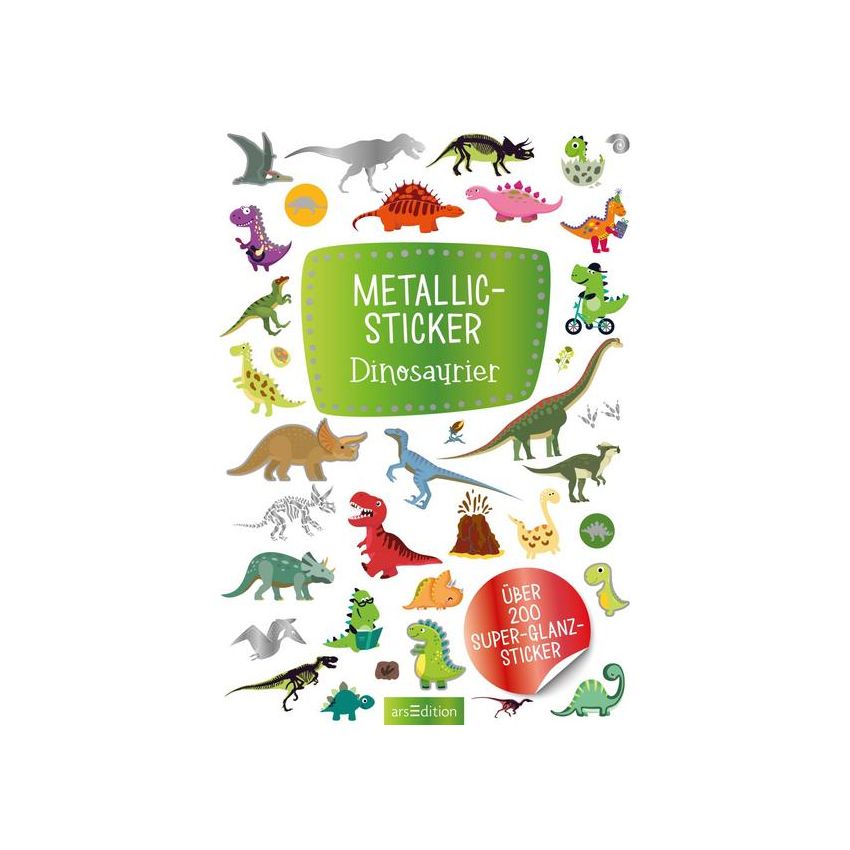 arsEdition - Metallic-Sticker Dinosaurier