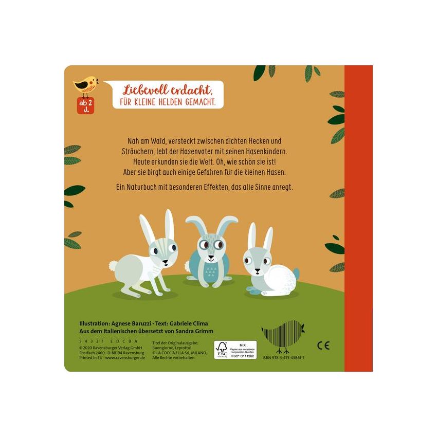 Ravensburger - Wie kleine Tiere groß werden: Der kleine Hase