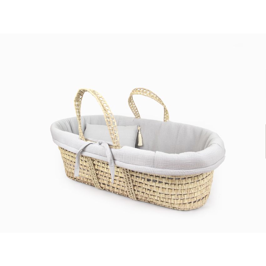 Mrs Ertha - Moseskorb Set Muslin Pearl