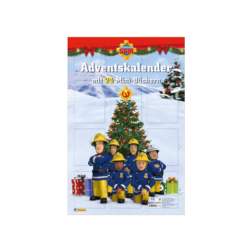 Feuerwehrmann Sam: Minibuch-Adventskalender - Mit 24 Mini-Büchern