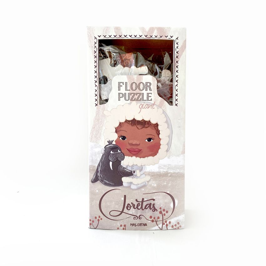 Mrs Ertha - Bodenpuzzle Frosty Loreta Winter 70 teilig