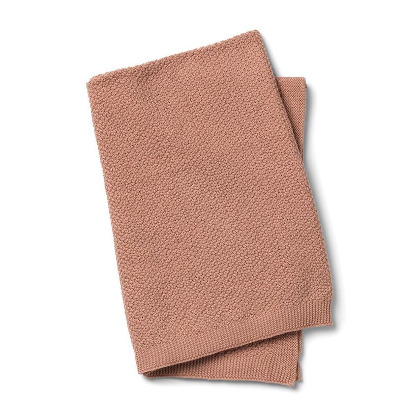 Elodie - Strickdecke Faded Rose