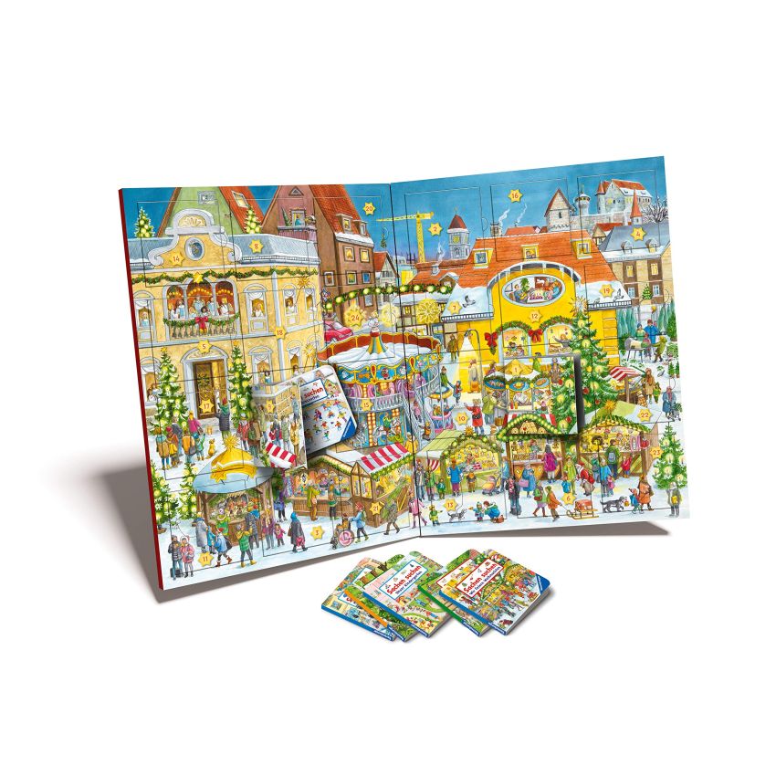 Sachen suchen Adventskalender Mit 24 Pappbilderbüchern