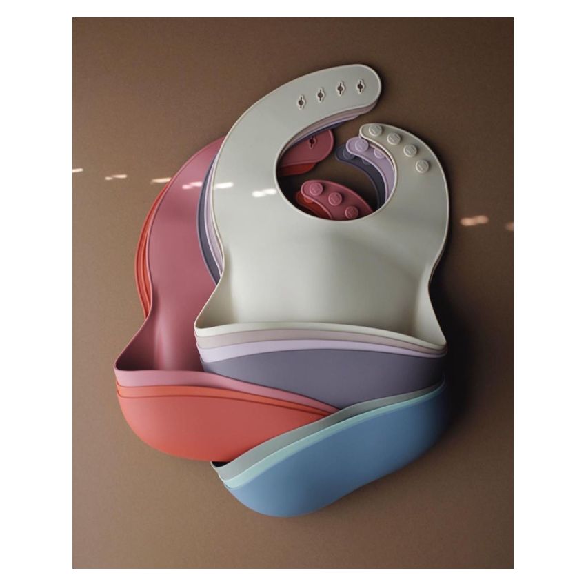 Mushie - Silikon- Lätzchen Shifting Sand