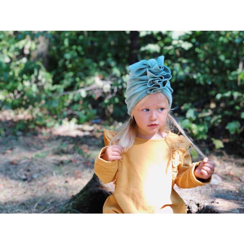 Looks by Luks -  Turban Samt Dusty Mint