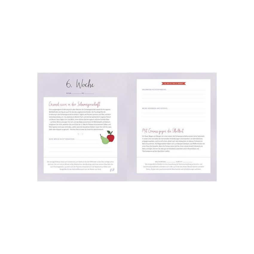 Gräfe und Unzer Verlag - Mein Tagebuch für die Schwangerschaft