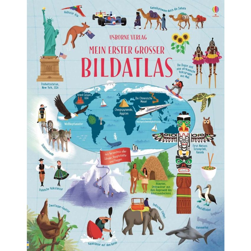 Usborne Verlag - Mein erster großer Bildatlas