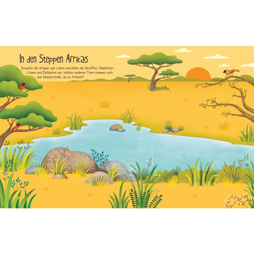 Usborne Verlag - Mein erstes Stickerbuch: In der Natur