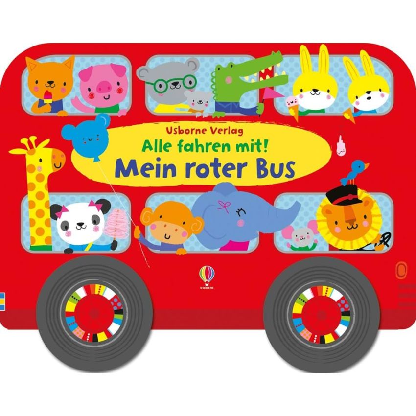 Usborne Verlag - Alle fahren mit! Mein roter Bus