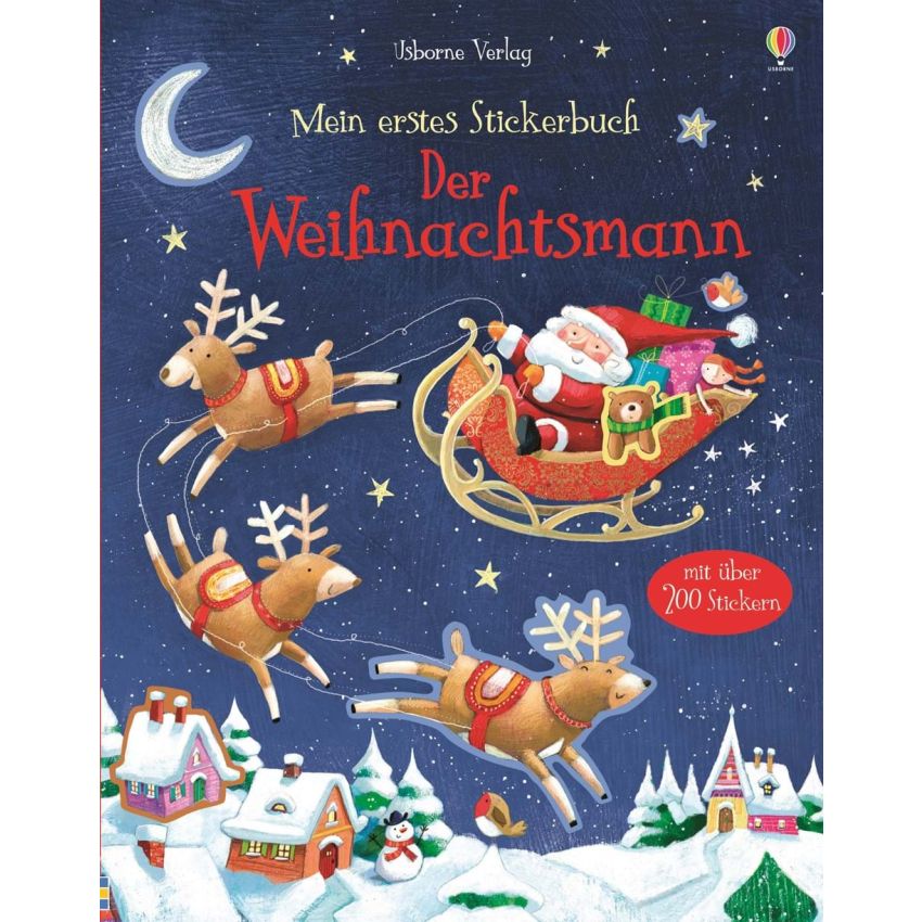 Usborne Verlag - Mein erstes Stickerbuch: Der Weihnachtsmann