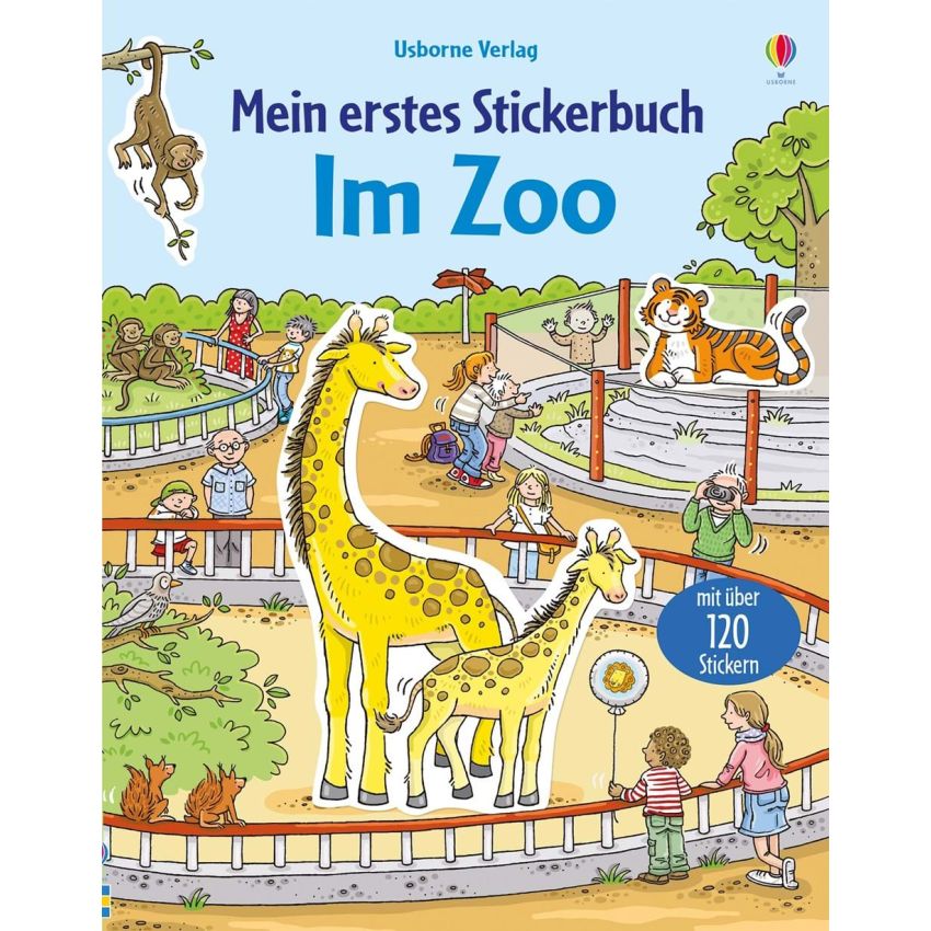 Usborne Verlag - Mein erstes Stickerbuch: Im Zoo