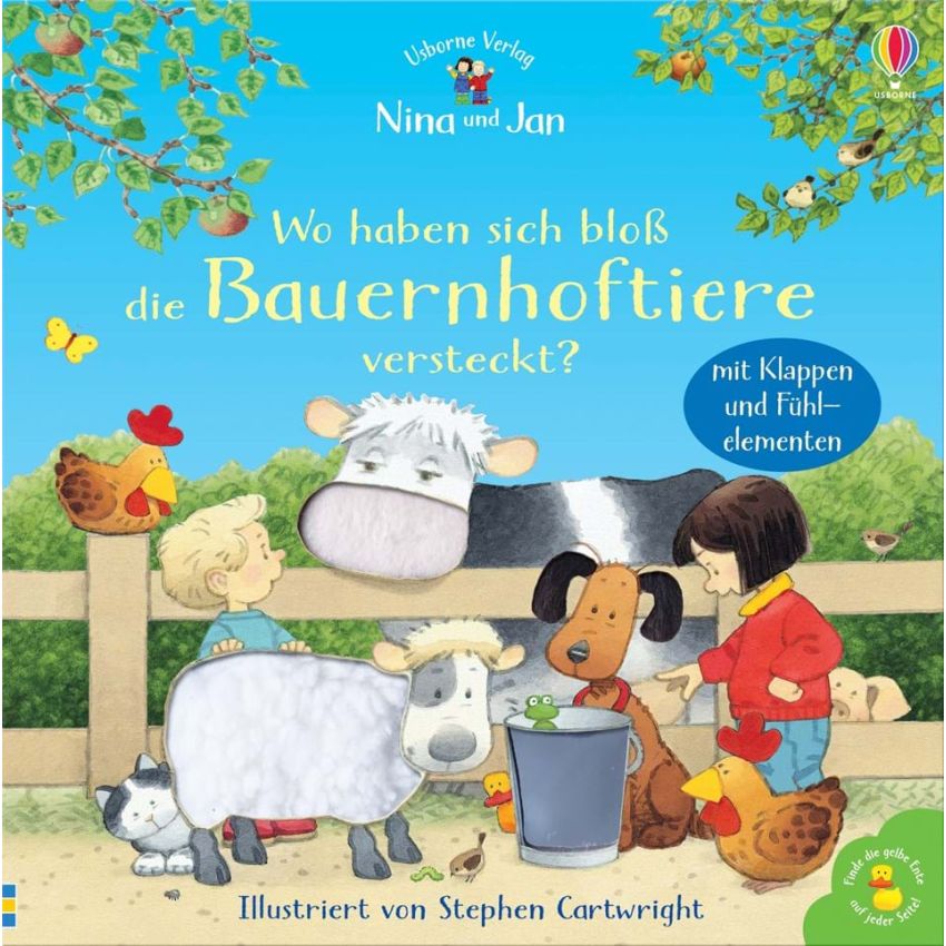 Usborne Verlag - Wo haben sich bloß die Bauernhoftiere versteckt?