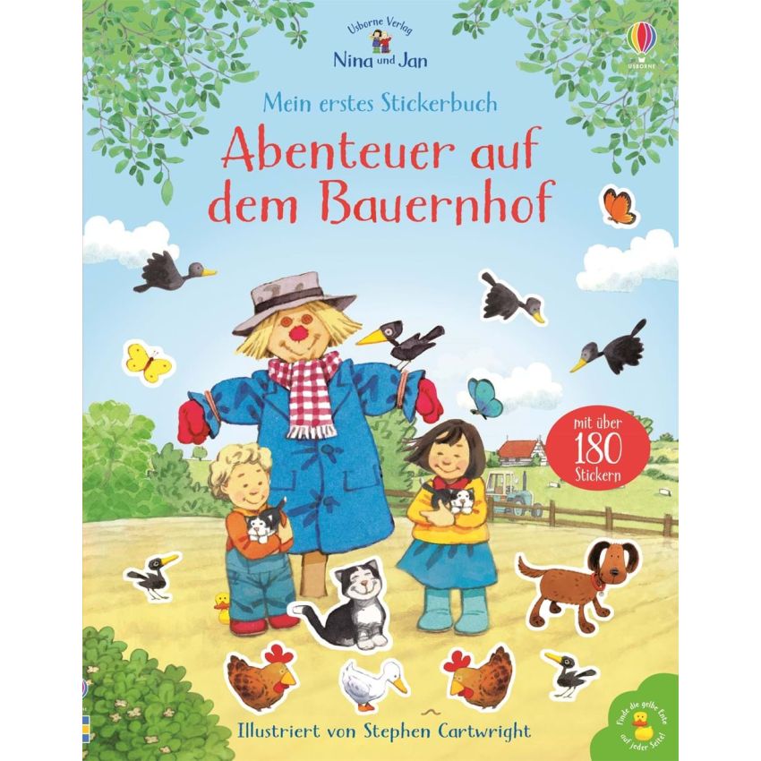 Usborne Verlag - Mein erstes Stickerbuch: Abenteuer auf dem Bauernhof