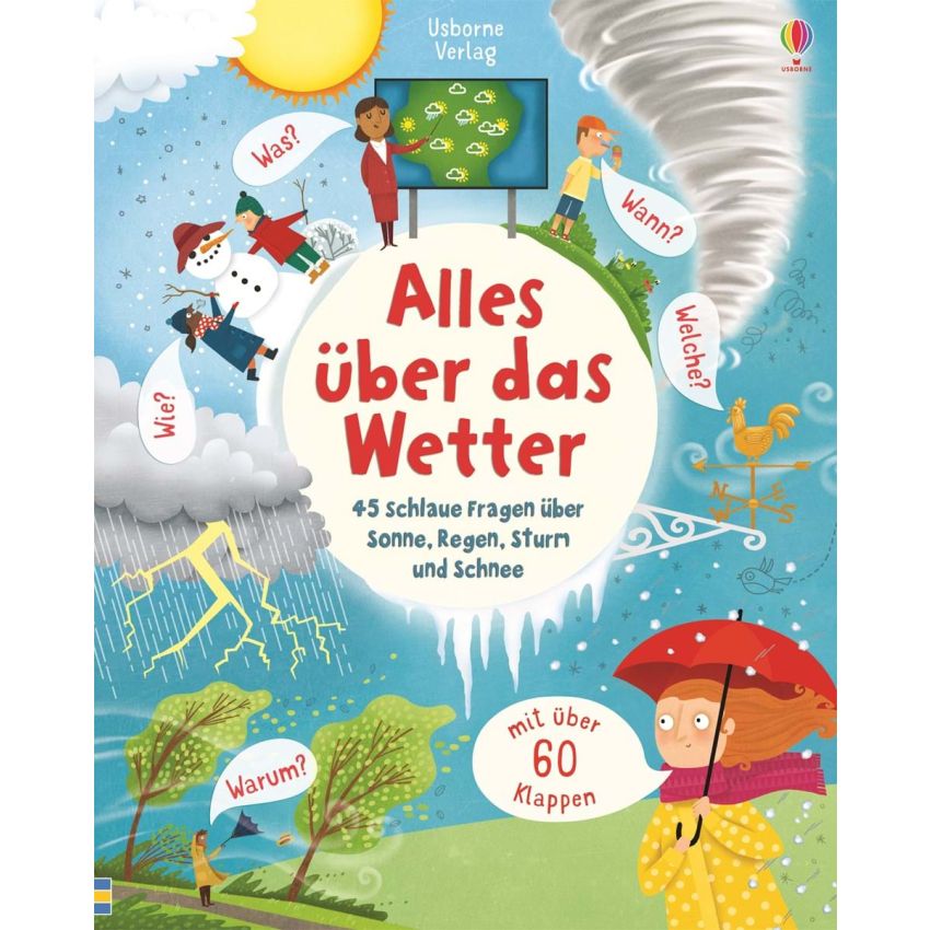 Usborne Verlag - Alles über das Wetter - Aufklapplernbuch