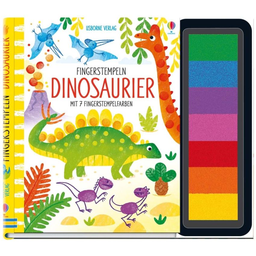 Usborne Verlag - Fingerstempeln: Dinosaurier