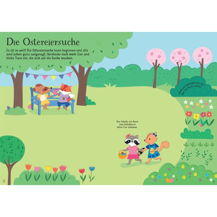 Usborne Verlag - Mein Immer-wieder-Stickerbuch: Ostern