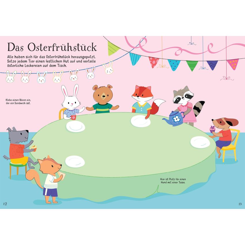 Usborne Verlag - Mein Immer-wieder-Stickerbuch: Ostern