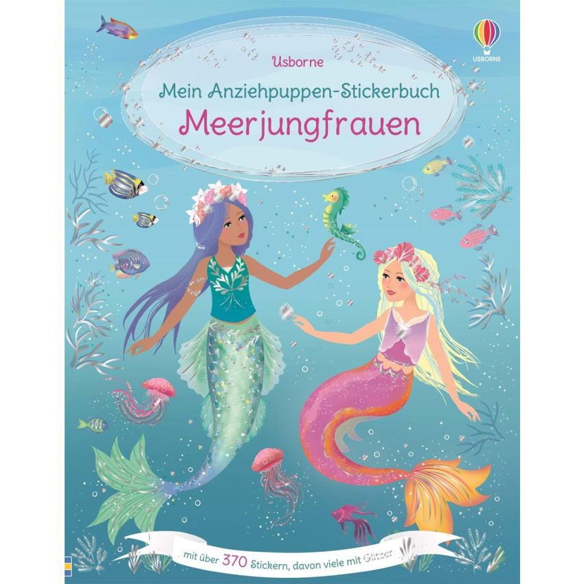 Usborne Verlag - Mein Anziehpuppen-Stickerbuch: Meerjungfrauen