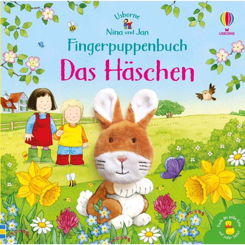 Usborne Verlag - Nina und Jan - Fingerpuppenbuch: Das Häschen