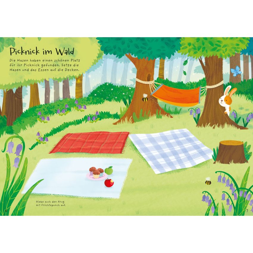 Usborne Verlag - Mein Immer-wieder-Stickerbuch: Osterhasen