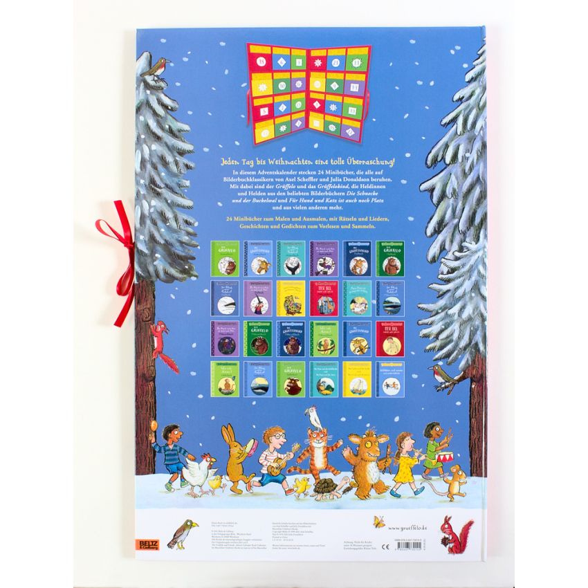 Adventskalender - Der Grüffelo und seine Freunde mit 24 Minibüchern