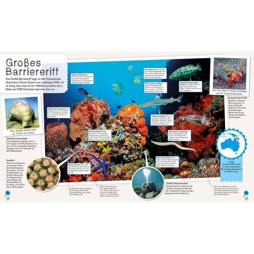 Dorling Kindersley - Tier-Atlas für Kinder (Mit Mega- Poster)