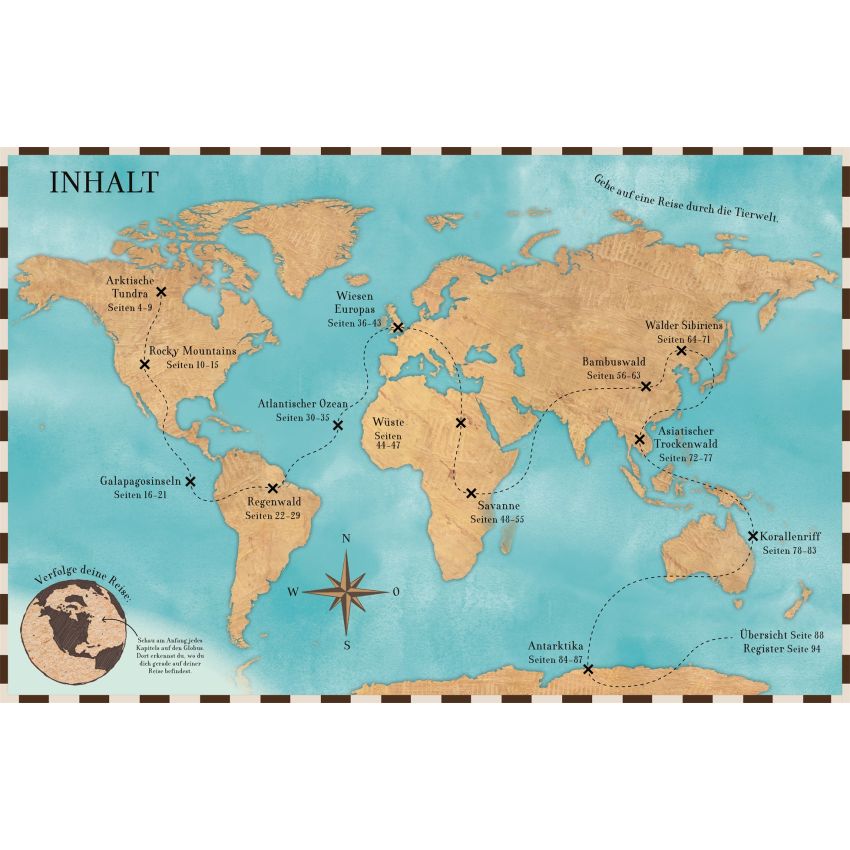 Dorling Kindersley - Wilde Tiere - Eine Reise durch frostige Wälder, tiefe Meere und dichte Dschunge