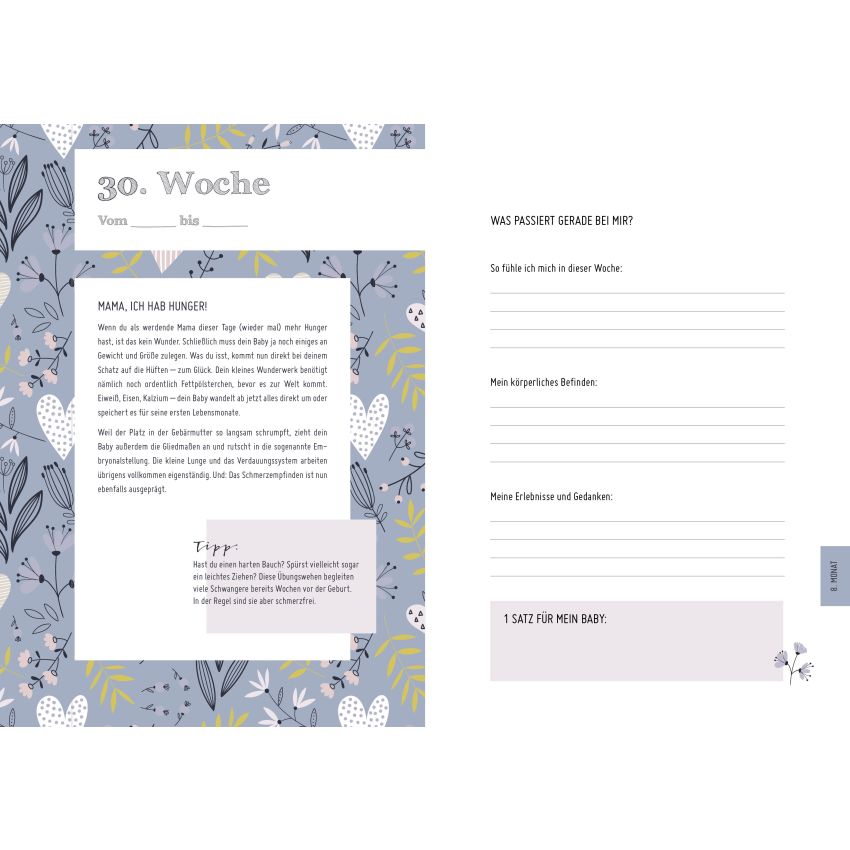 EMF Verlag - Mein Babybauch - Tagebuch für meine Schwangerschaft