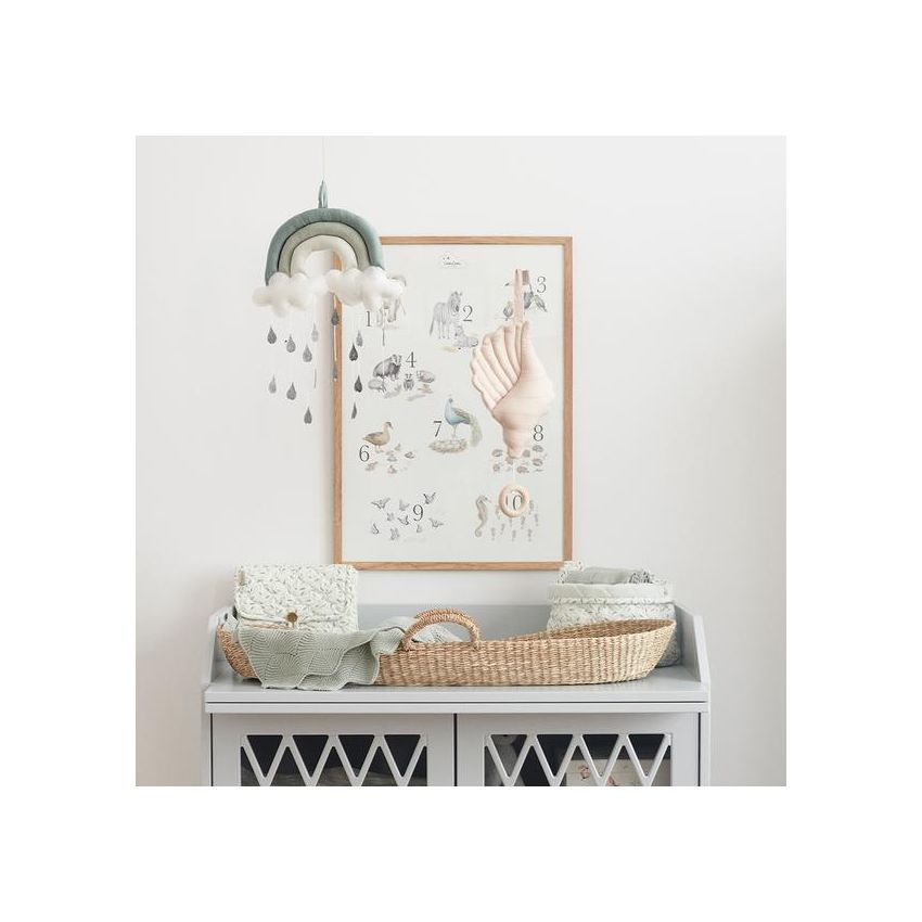 Cam Cam Copenhagen Mobile Regenbogen Mix Dusty Green