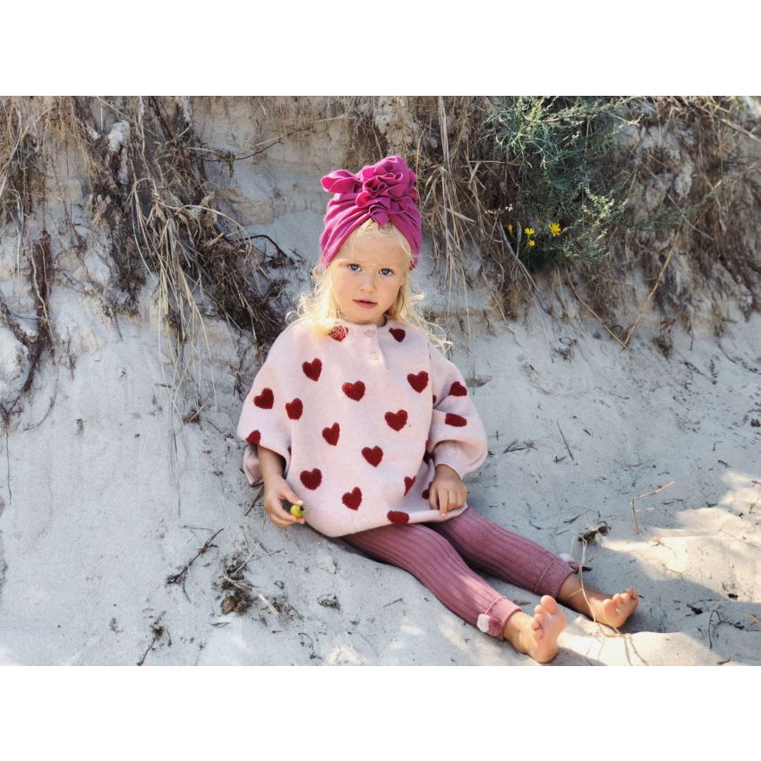 Looks by Luks -  Turban Merino Vintage Cerice