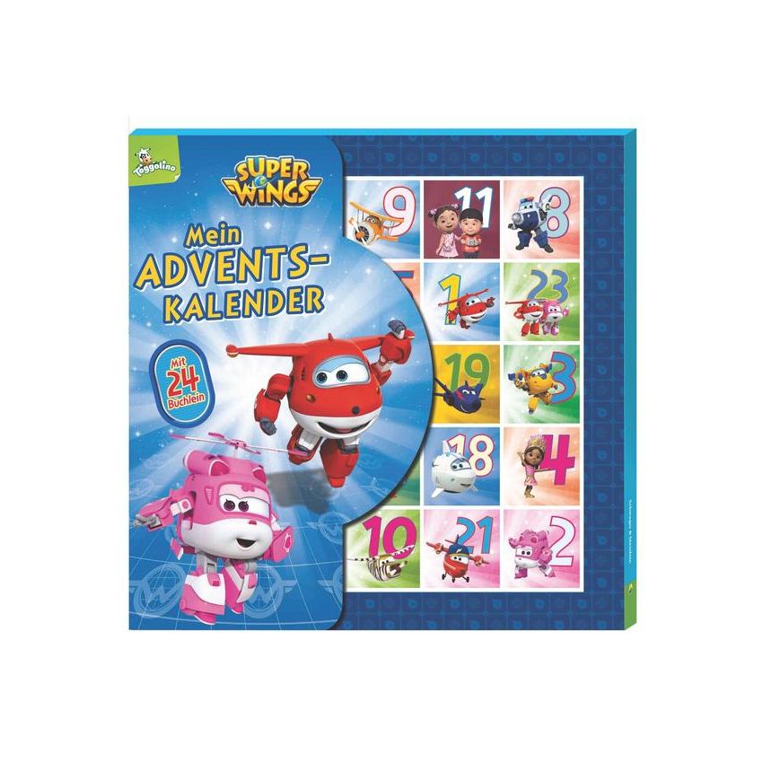Super Wings Adventskalender - Box mit 24 Büchlein