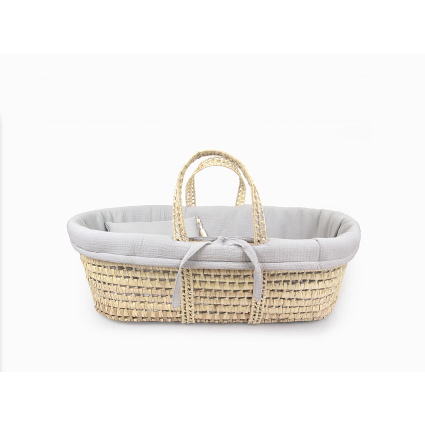 Mrs Ertha - Moseskorb Set Muslin Pearl
